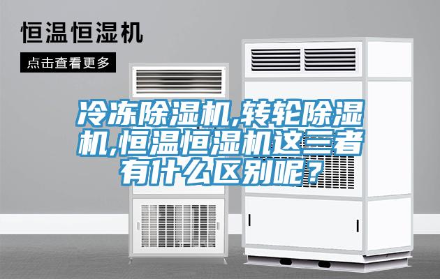 冷凍91看片网站,轉輪91看片网站,恒溫恒濕機這三者有什麽區別呢？