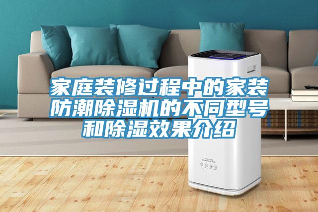 家庭裝修過程中的家裝防潮91看片网站的不同型號和除濕效果介紹