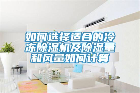 如何選擇適合的冷凍91看片网站及除濕量和風量如何計算
