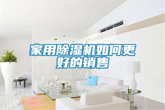 家用91看片网站如何更好的銷售