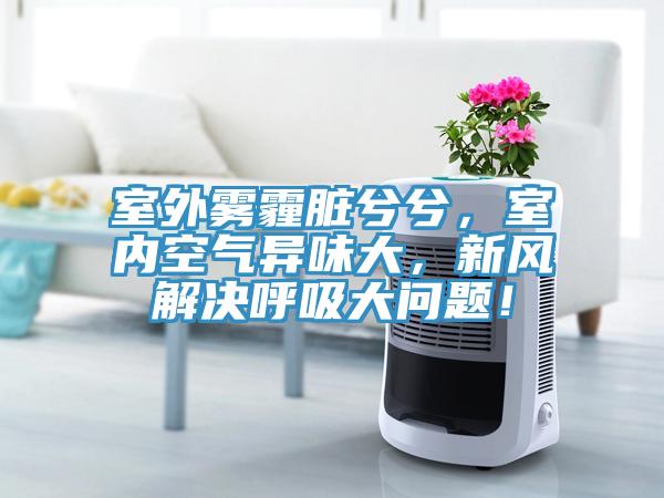 室外霧霾髒兮兮，室內空氣異味大，新風解決呼吸大問題！