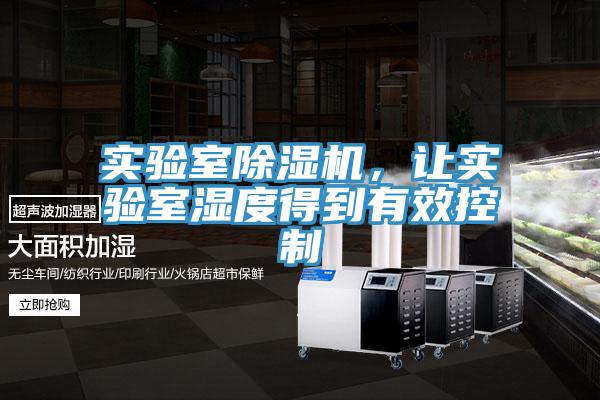 實驗室91看片网站，讓實驗室濕度得到有效控製