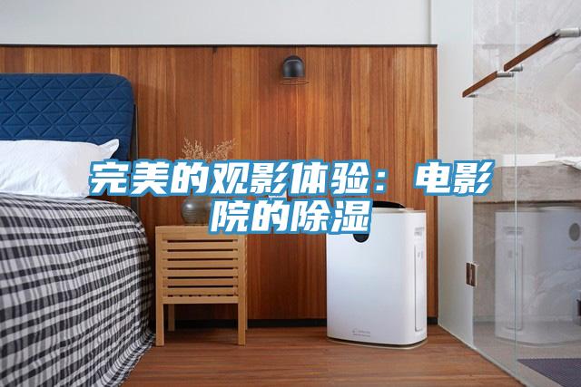 完美的觀影體驗：電影院的除濕
