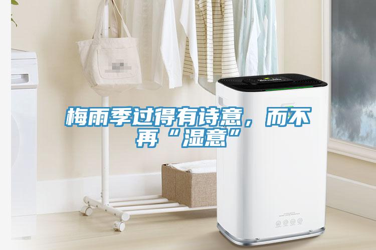 梅雨季過得有詩意，而不再“濕意”