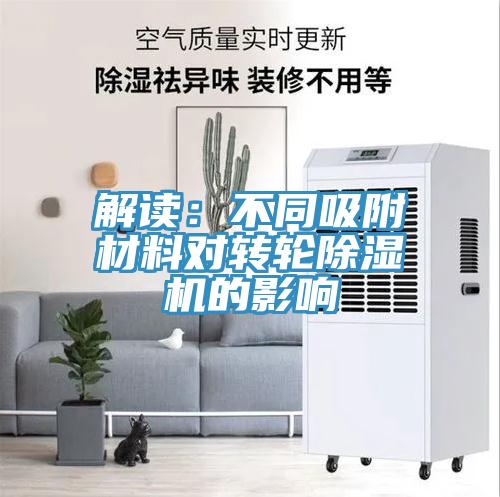 解讀：不同吸附材料對轉輪91看片网站的影響