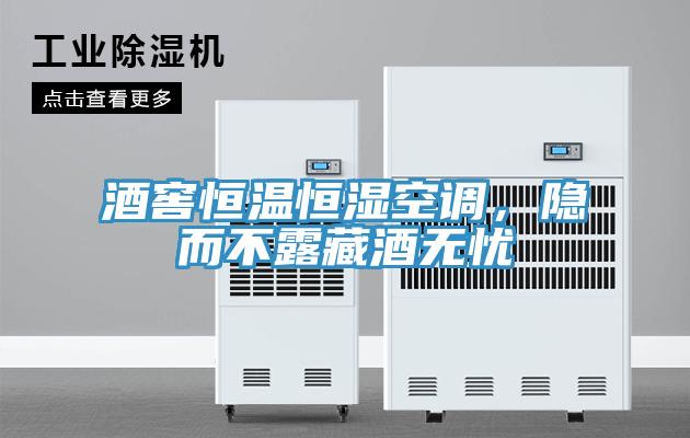 酒窖恒溫恒濕空調，隱而不露藏酒無憂