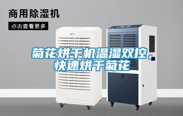 菊花烘幹機溫濕雙控，快速烘幹菊花