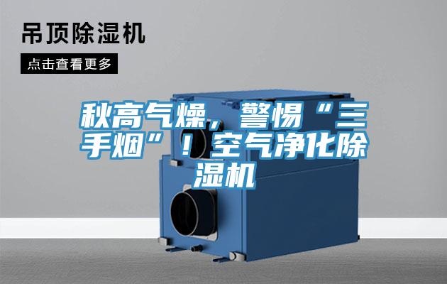 秋高氣燥，警惕“三手煙”！空氣淨化91看片网站