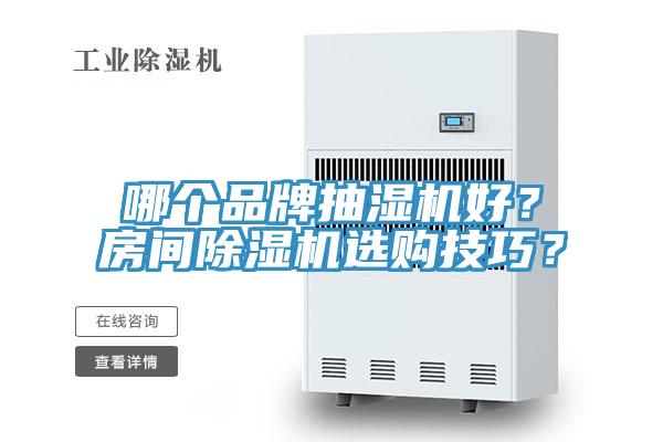 哪個品牌抽濕機好？房間91看片网站選購技巧？