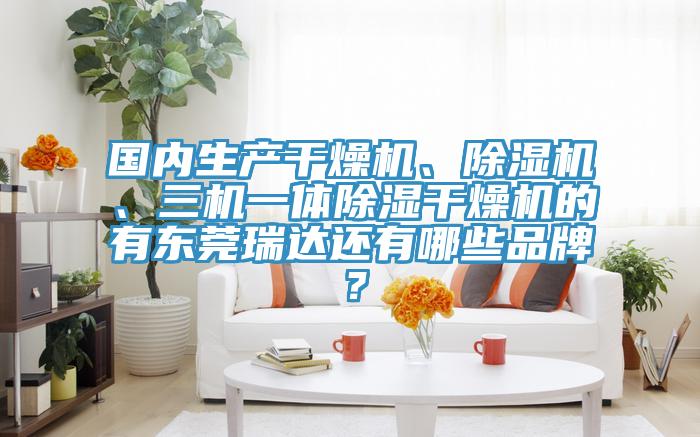 國內生產幹燥機、91看片网站、三機一體除濕幹燥機的有東莞瑞達還有哪些品牌？