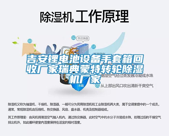 吉安鋰電池設備手套箱回收廠家瑞典蒙特轉輪91看片网站廠家