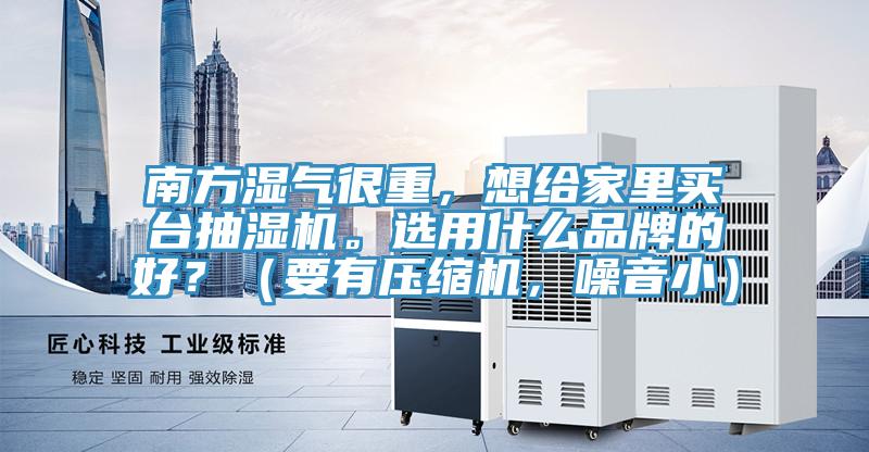 南方濕氣很重，想給家裏買台抽濕機。選用什麽品牌的好？（要有壓縮機，噪音小）