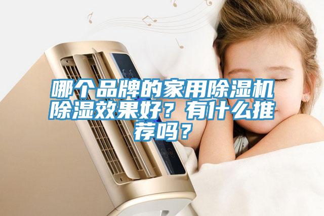 哪個品牌的家用91看片网站除濕效果好？有什麽推薦嗎？