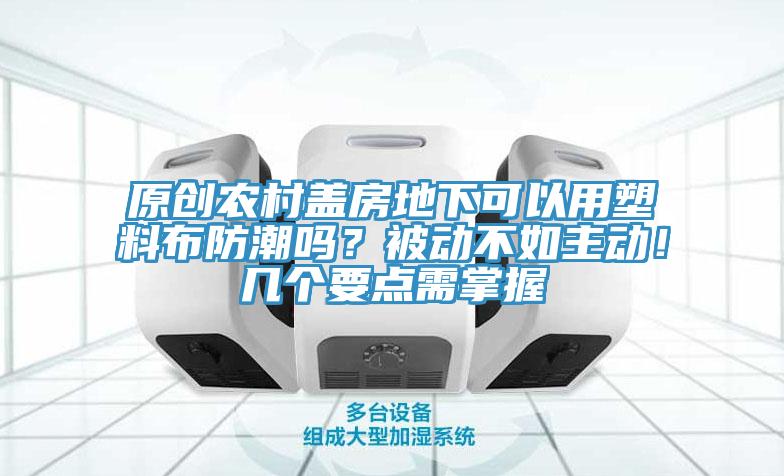 原創農村蓋房地下可以用塑料布防潮嗎？被動不如主動！幾個要點需掌握