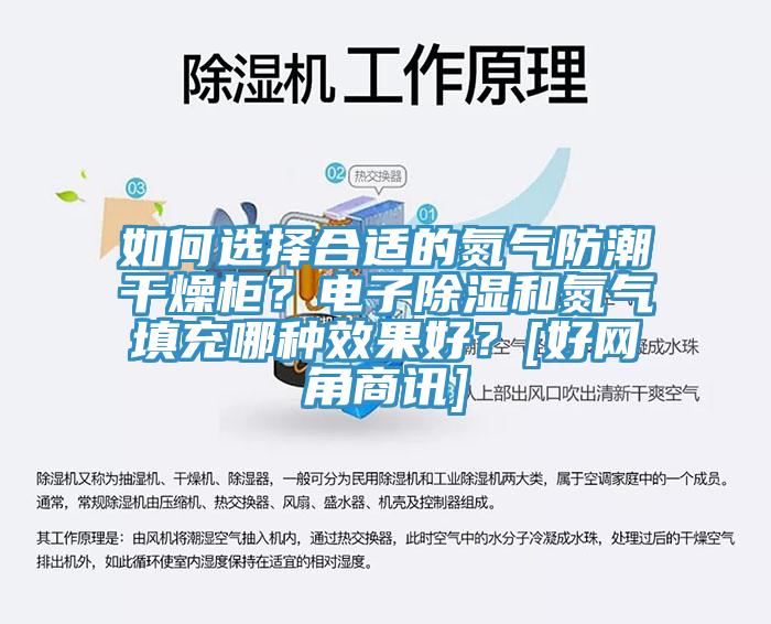 如何選擇合適的氮氣防潮幹燥櫃？電子除濕和氮氣填充哪種效果好？[好網角商訊]