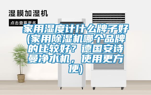 家用濕度計什麽牌子好(家用91看片网站哪個品牌的比較好？德國91看片免费下载淨水機，使用更方便)
