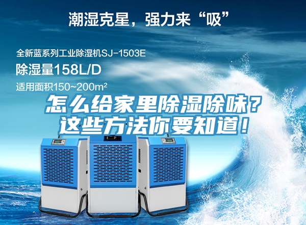 怎麽給家裏除濕除味？這些方法你要知道！