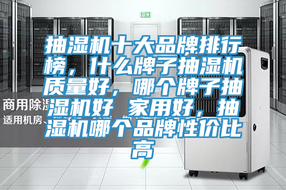 抽濕機十大品牌排行榜，什麽牌子抽濕機質量好，哪個牌子抽濕機好 家用好，抽濕機哪個品牌性價比高