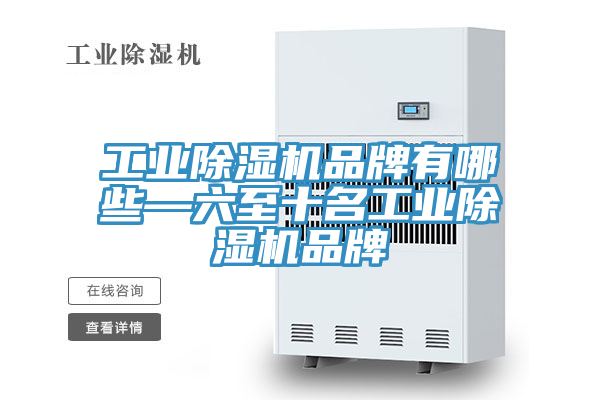 工業91看片网站品牌有哪些—六至十名工業91看片网站品牌