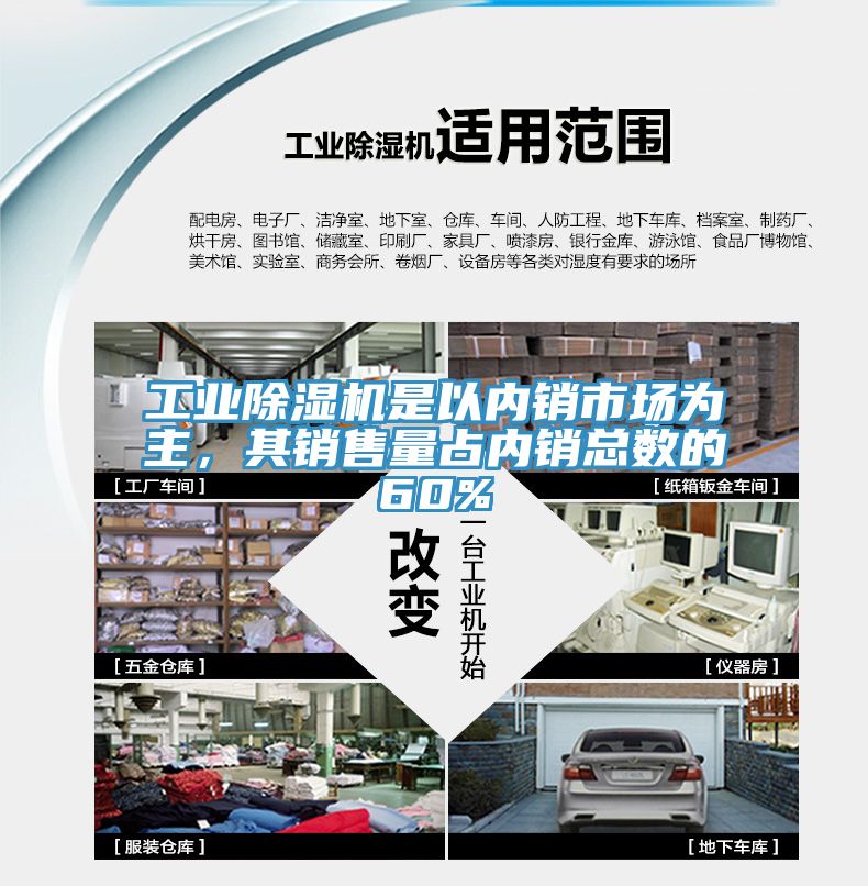工業91看片网站是以內銷市場為主，其銷售量占內銷總數的60%