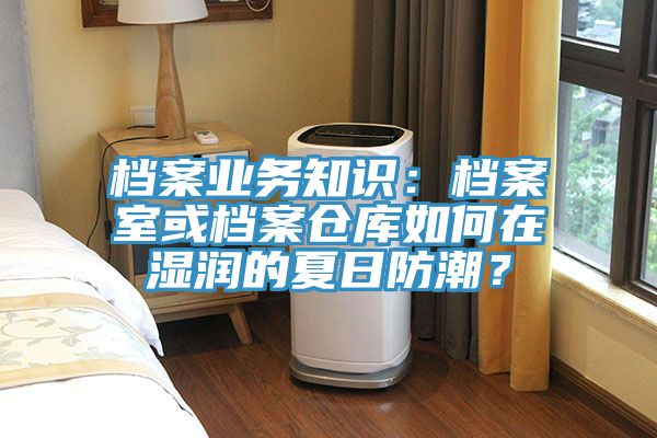 檔案業務知識：檔案室或檔案倉庫如何在濕潤的夏日防潮？