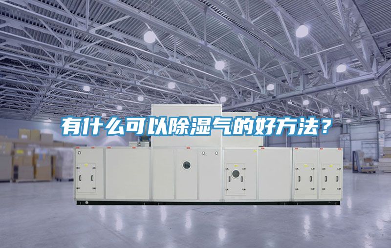 有什麽可以除濕氣的好方法？
