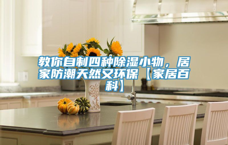 教你自製四種除濕小物，居家防潮天然又環保【家居百科】