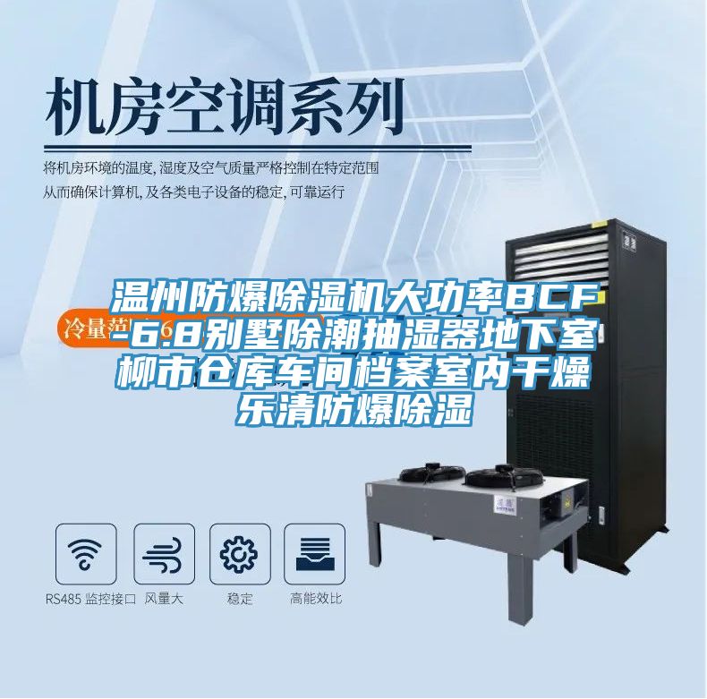 溫州防爆91看片网站大功率BCF-6.8別墅除潮抽濕器地下室柳市倉庫車間檔案室內幹燥樂清防爆除濕