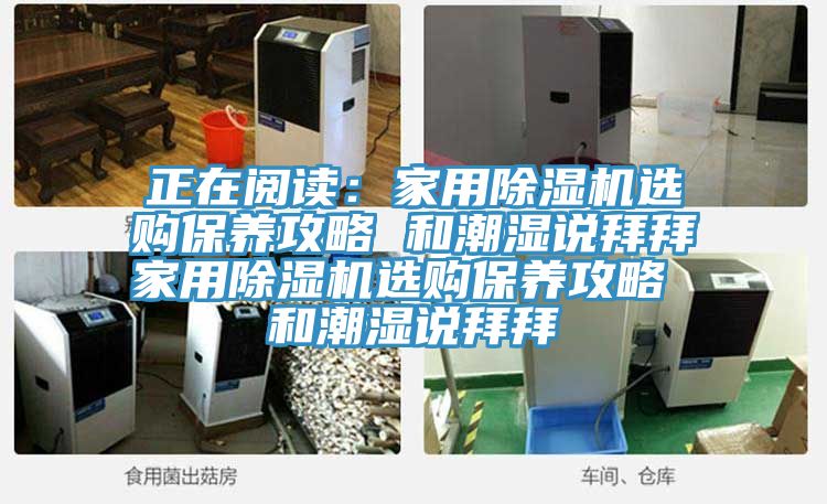 正在閱讀：家用91看片网站選購保養攻略 和潮濕說拜拜家用91看片网站選購保養攻略 和潮濕說拜拜