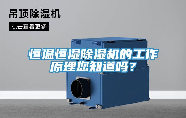 恒溫恒濕91看片网站的工作原理您知道嗎？