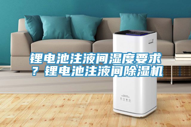 鋰電池注液間濕度要求？鋰電池注液間91看片网站