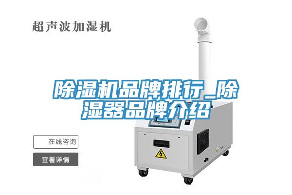 91看片网站品牌排行_除濕器品牌介紹