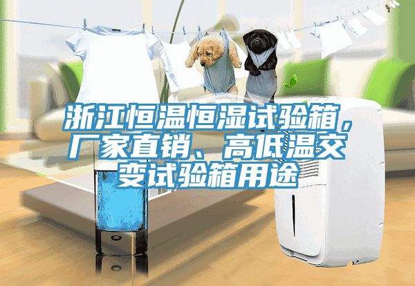 浙江恒溫恒濕試驗箱，廠家直銷、高低溫交變試驗箱用途